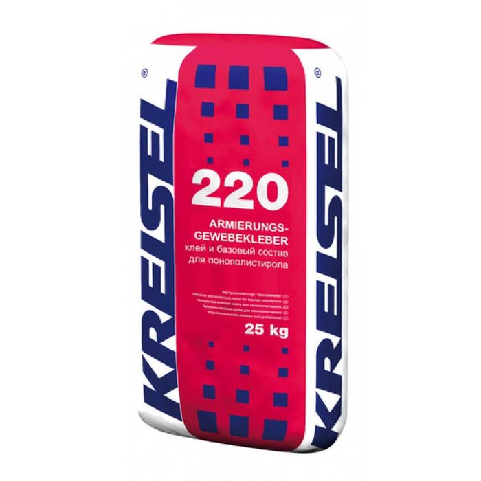 Клей для армирования пенополистирольных плит STYRLEP 220 Kreisel 25 кг