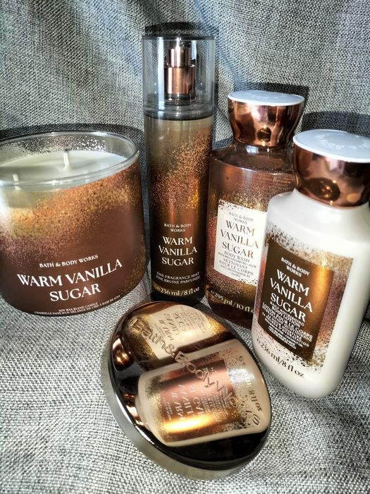 Warm Vanilla Sugar zestaw Bath and Body Works