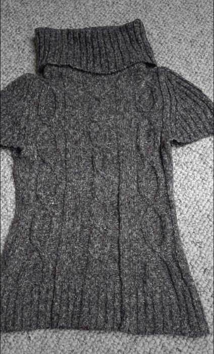 Golf sweterek XL bezrękawnik cieplutki