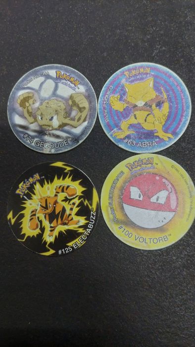 tazos pokémon - vários - 0,40€ - 1€