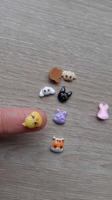 Aniteez resina ateez nail art decoração Hongjoong mingi kpop