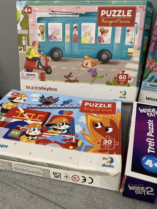 Puzzle dodo автобус, пожарник