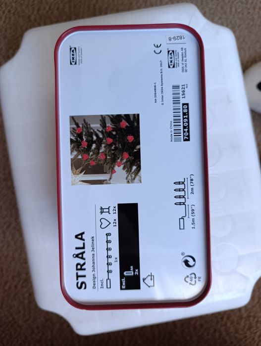 Grinalda Led corações