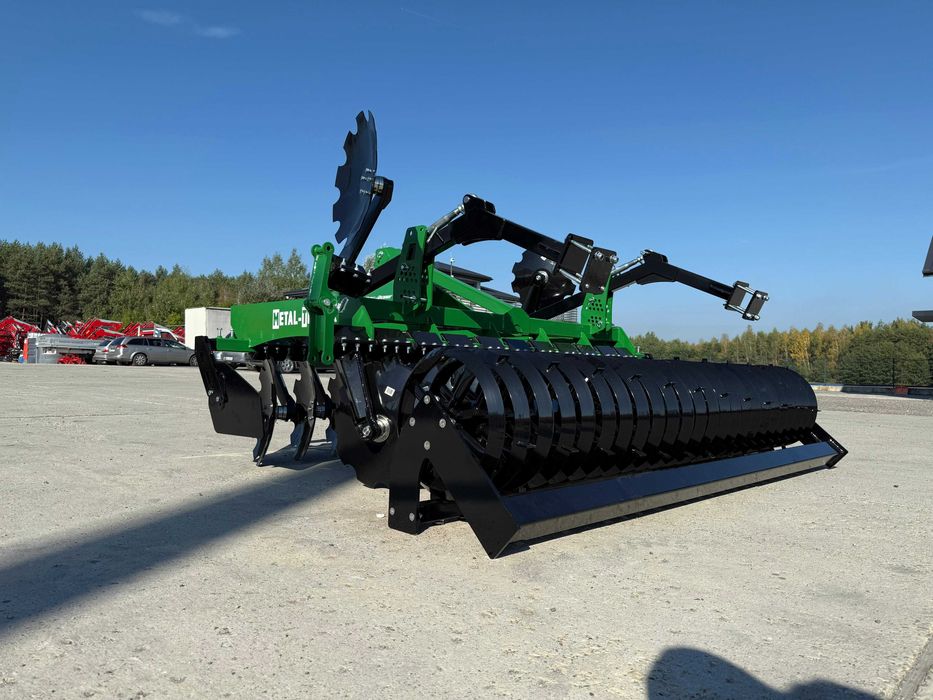 Brona talerzowa Metal-Technik 3.0m wał daszkowy - dowóz cała PL !!