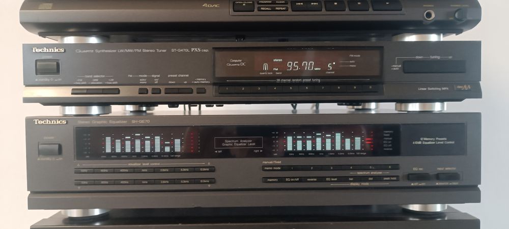 Wieża Technics 6 elementów Pioneer  Kenwood Onkyo Akai