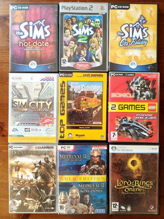 Counter Strike Battlefield Guild Wars Sims Lord of the Rings Medieval Jogos Impecáveis!