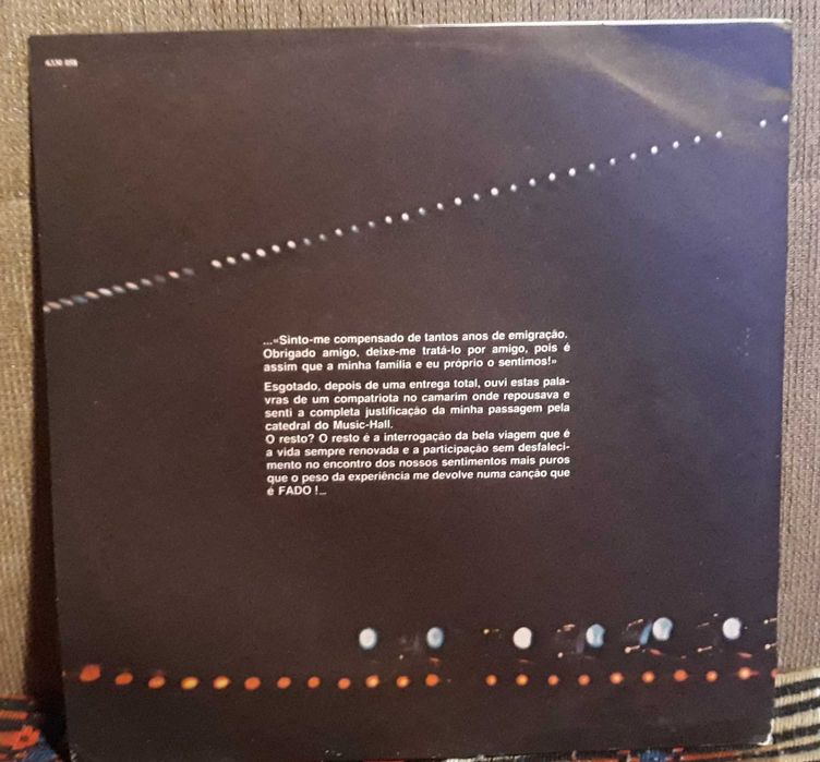 Carlos do Carmo - Ao vivo no Olympia - LP vinil - portes incluídos