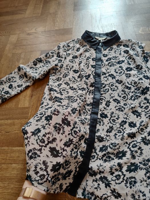 Koszula elegancka damska kwiaty s
