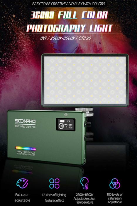 Iluminador Led Rgb64729671930498121