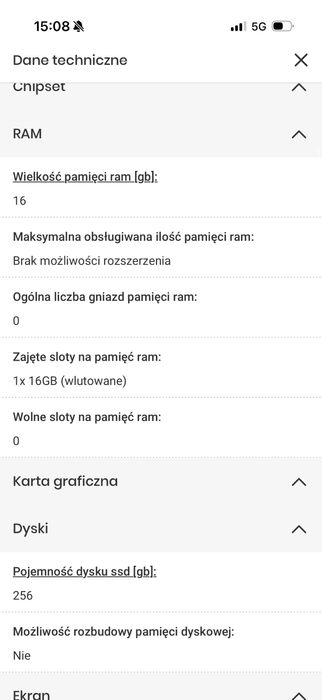 MacBook Pro 13 cali z ekranem Retina, 16GB