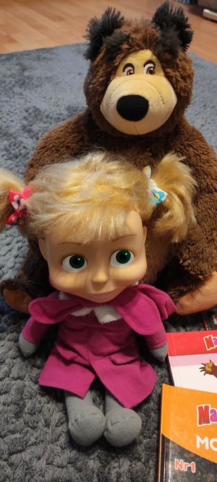 Masza grająca i Miś + książeczki