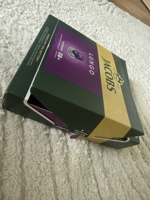 Kapsułki Jacobs, 80 szt, jedno opakowanie otwarte ale pełne.