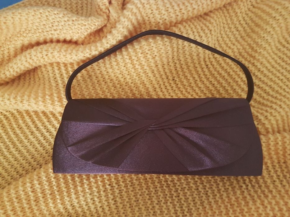 Czekoladowa torebka kopertówka