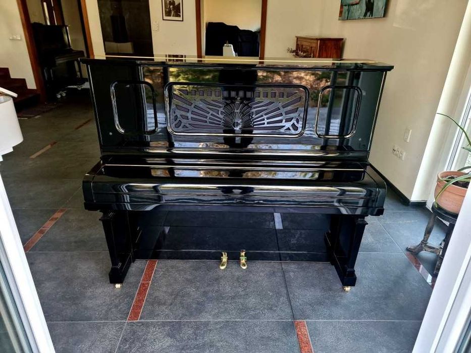 Pianino Steinway & Sons model K 130cm 1917r CZARNY POŁYSK