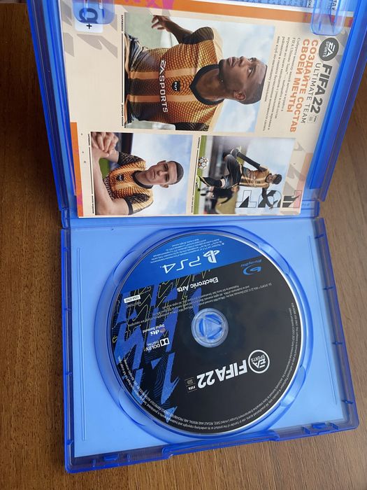 диск FIFA 22 для ps4