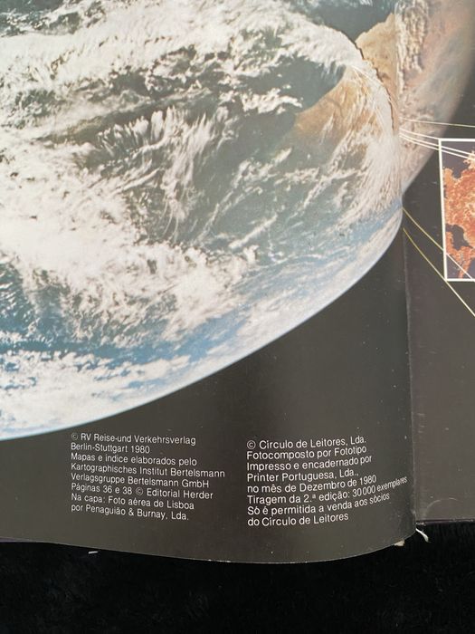 Atlas Universal Círculo – Círculo de Leitores 2.ª Edição 1980