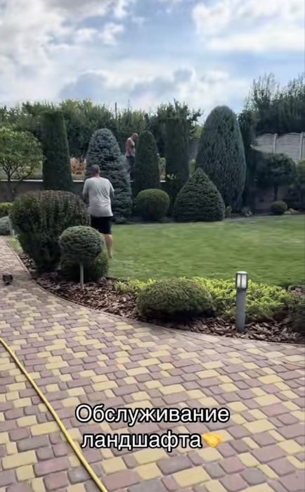 Стрижка и обрезка растений,садовник,уход за участком