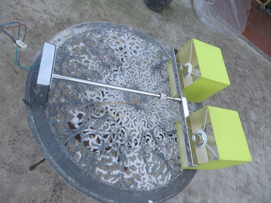 Candeeiro de Tecto + 2 Candeeiros de Mesa Cabeceira