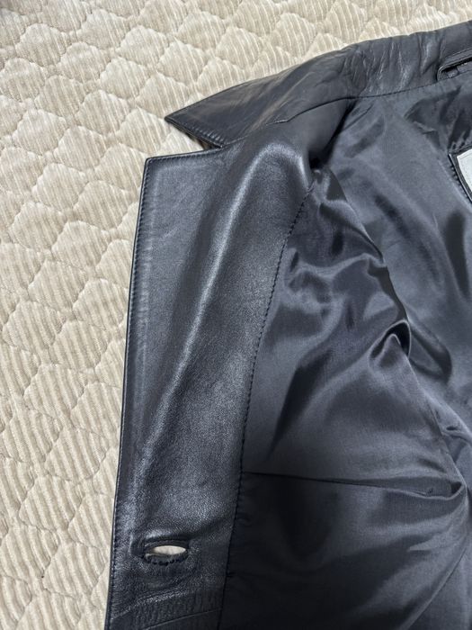 Пиджак з натуральної шкіри