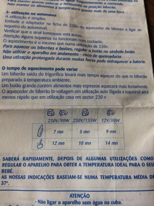 Aquecedor de biberão e boiões, da Bébé Confort