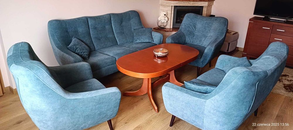 Meble wypoczynkowe sofa fotel 3 2 1 1 wypoczynek komplet mebli