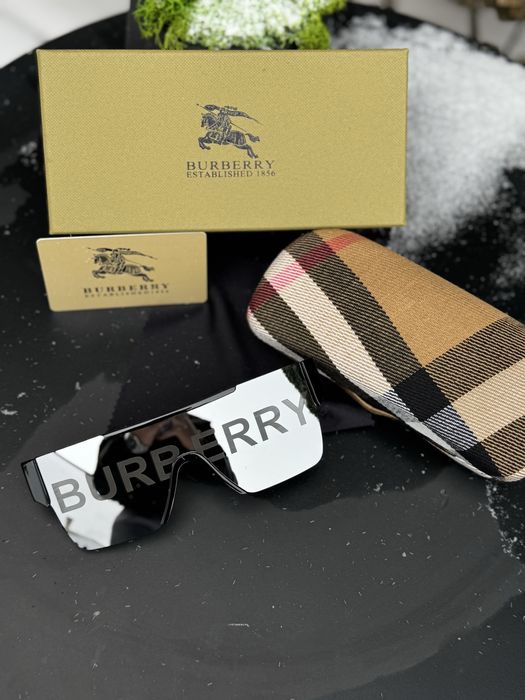 Очки Burberry мужские солнцезащитные черные Окуляри Барбери