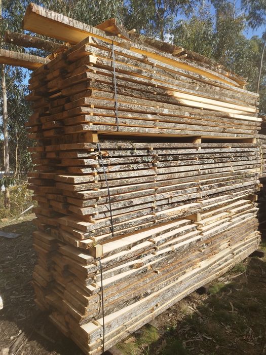 Madeira de castanho nacional Div grossuras