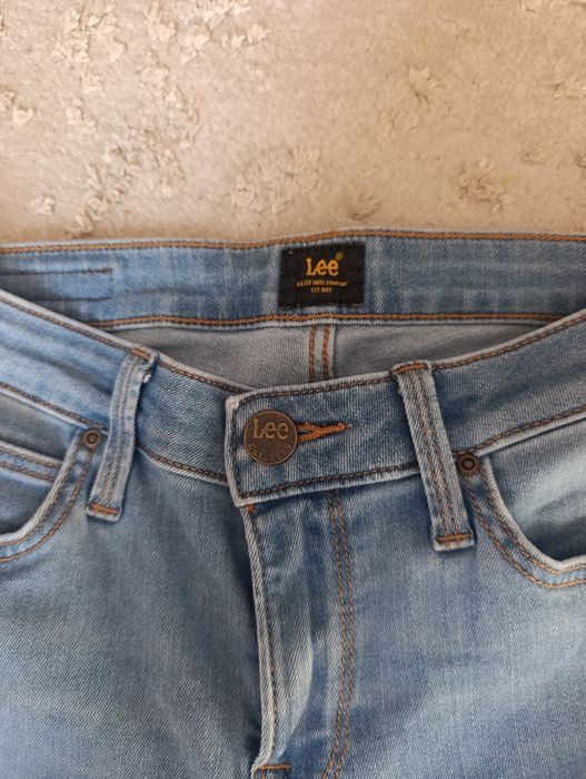 Spodnie jeansowe jeansy skinny XS Lee oryginalne