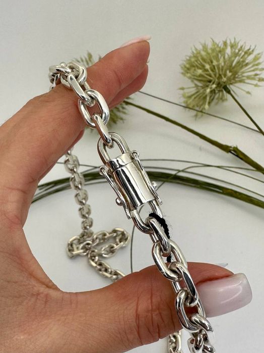 Срібний ланцюжок 90г чоловічий, мужская серебряная цепочка 925