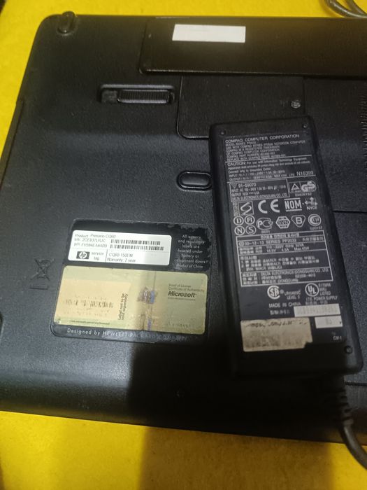 Portátil HP Compaq CQ60 em pleno funcionamento