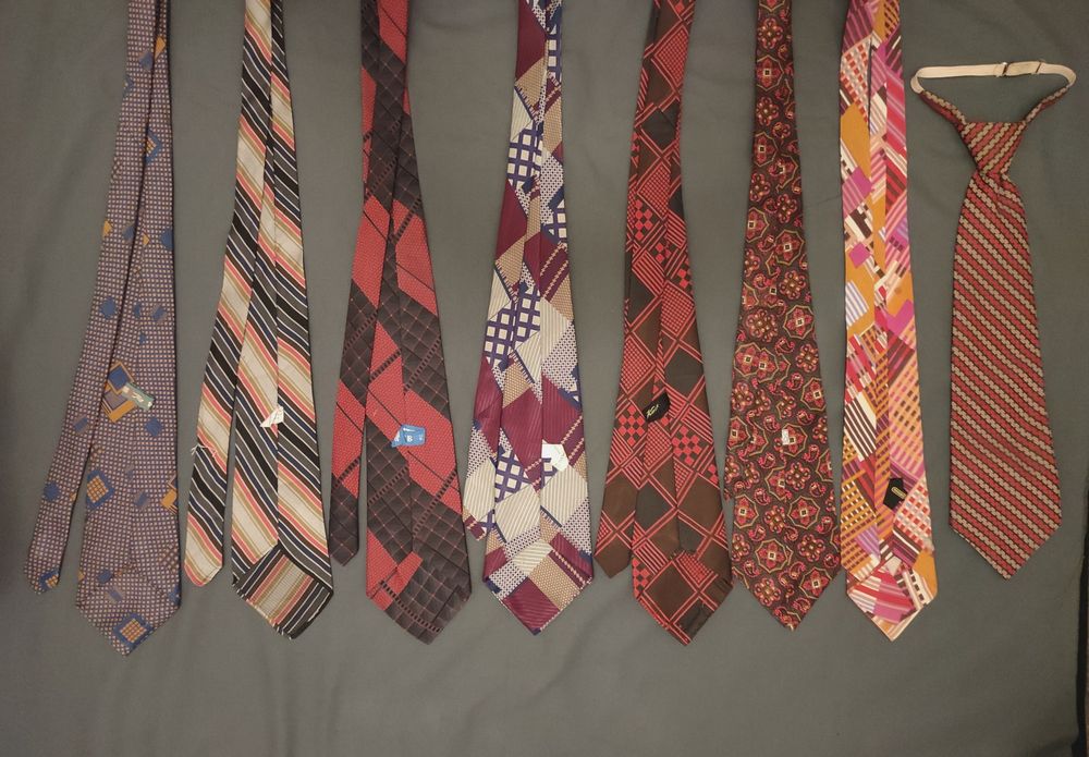 Галстуки ретро СССР отличное состояние