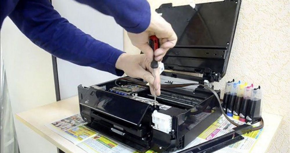 Ремонт лазерных струйных принтеров МФУ роутеров