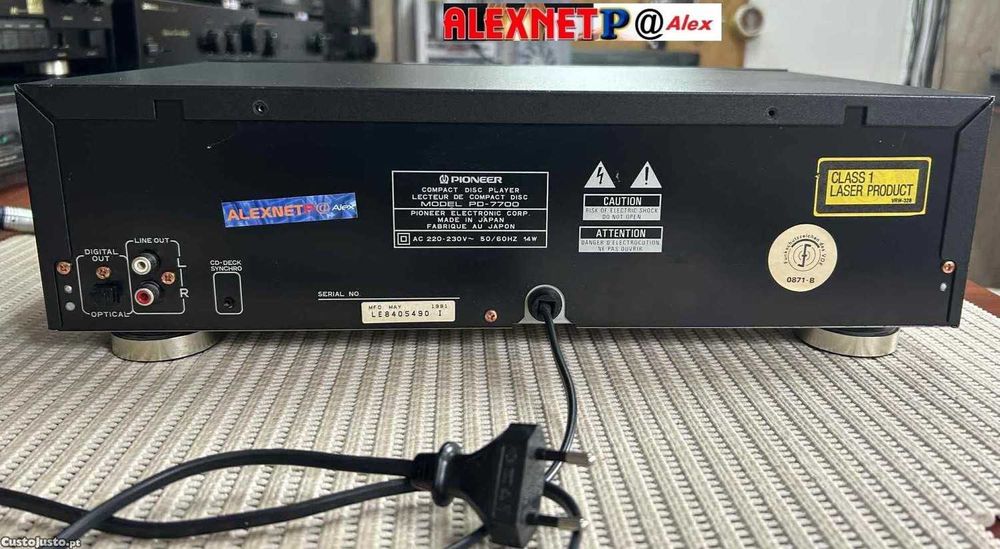 Pioneer CD PD-7700 impecável como novo