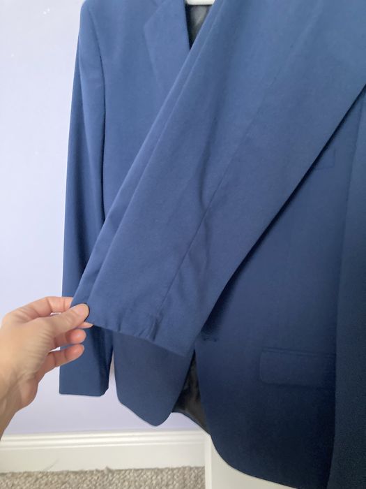 Garnitur granat rozm 52 slim