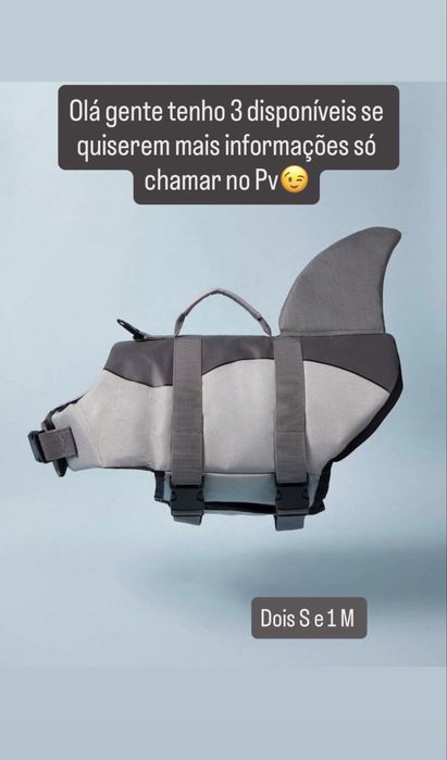Colete salva vidas para caes