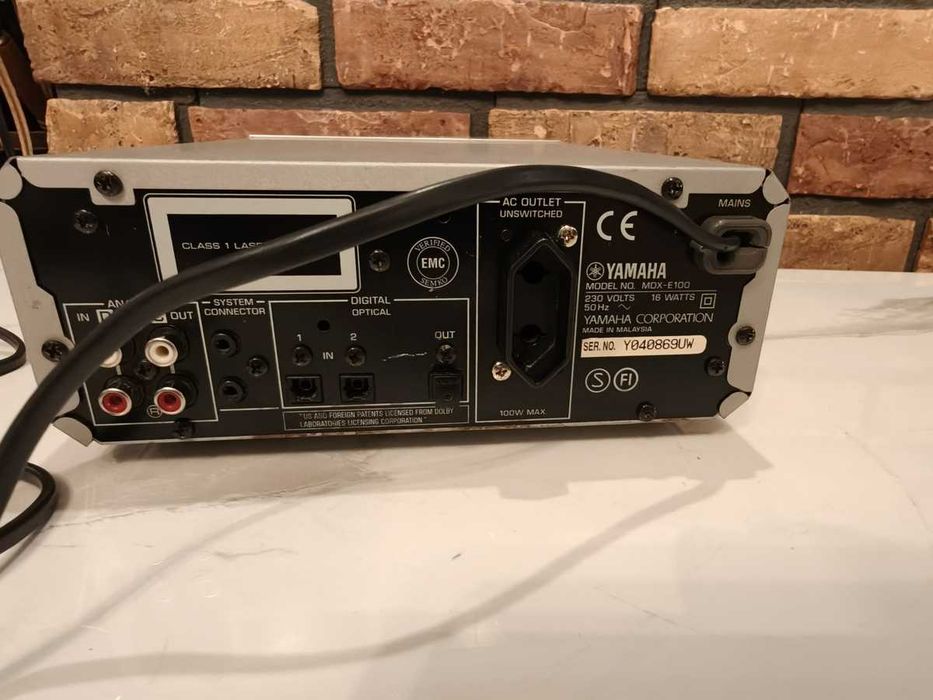 YAMAHA MDX-E100 ! Rzadki odtwarzacz MiniDisc ! Do naprawy
