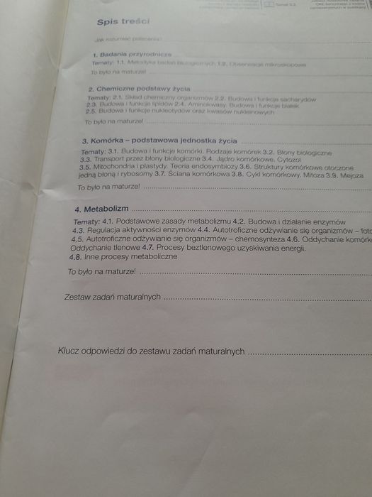 Maturalne karty pracy klasa 1