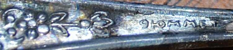 Radziecka Cukiernica Solniczka Łyżeczka Platerowane Srebro Lata 50 PRL