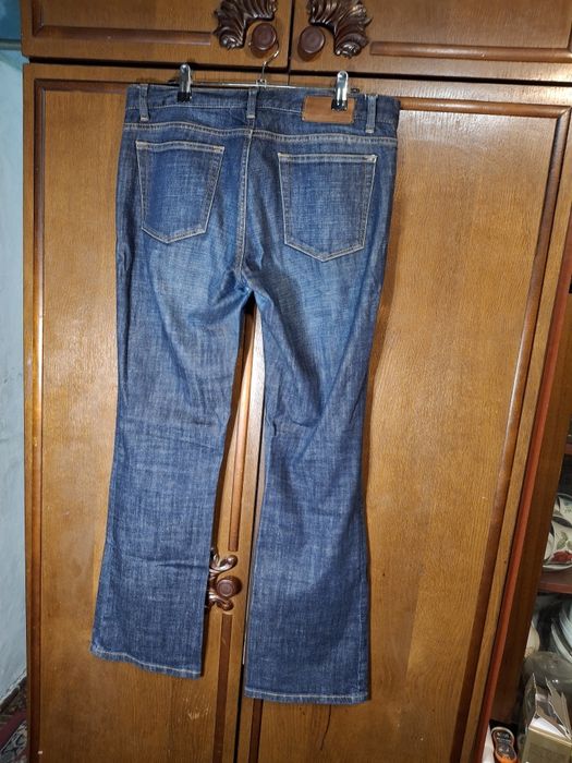 Сині джинси кльош / ретро джинси / ковбойські джинси від бренду BOOT CUT