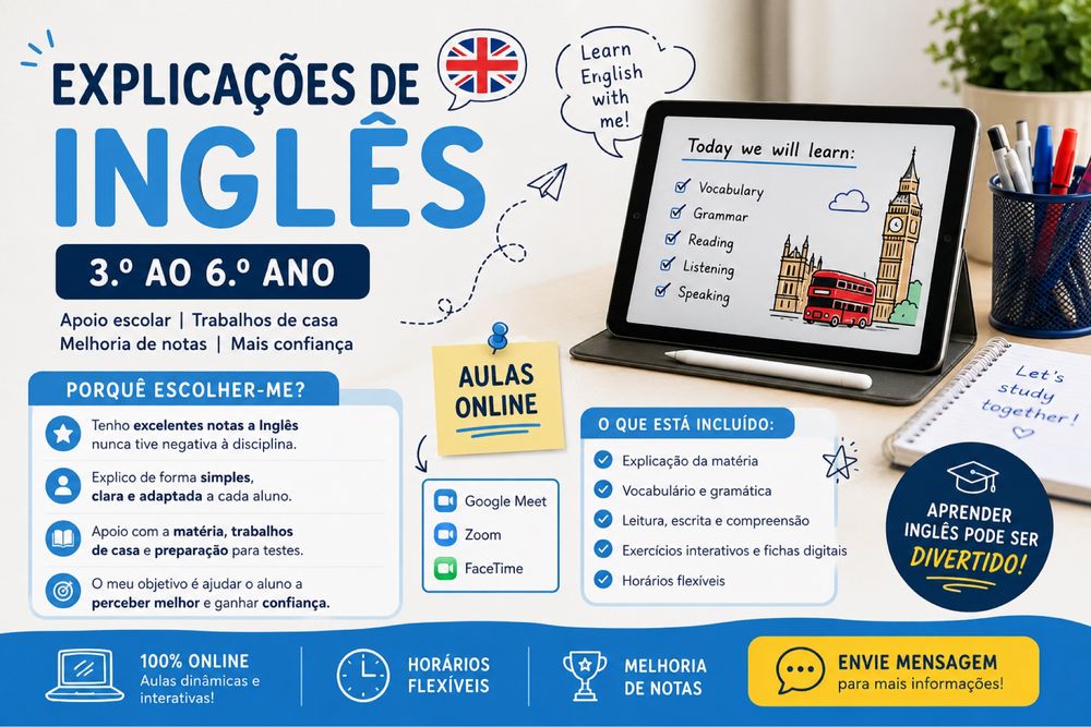 Explicações de inglês