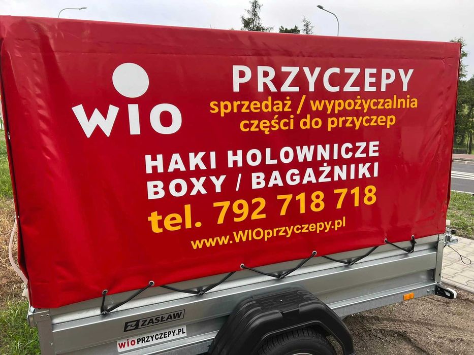 Wynajem przyczepki, lawety, dłużycy, przyczepa towarowa do 3500kg FVAT
