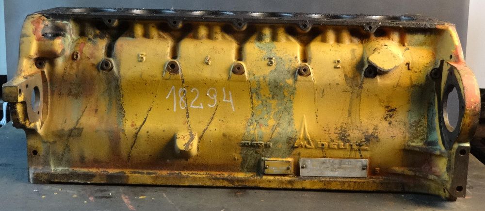 Blok silnika Deutz F6L912. Atlas O&K Linde Zeppelin ładowarka Kopark
