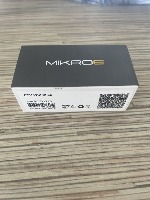 Mikroe 1718 eth wiz clic ethernet board