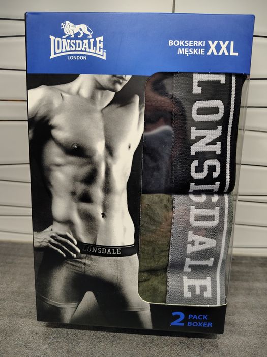 Lonsdale Bokserki 2 pack XXL