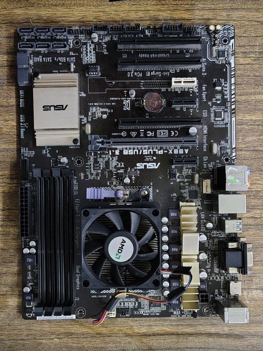 Материнская плата+процессор fm2+