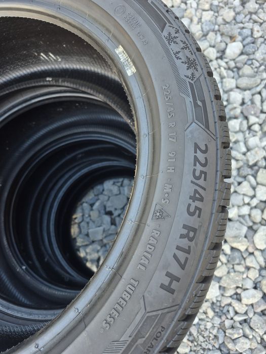 Opony Barum 225/45R17 Polaris 5 ZIMA.  2023r. Bardzo mało używane.