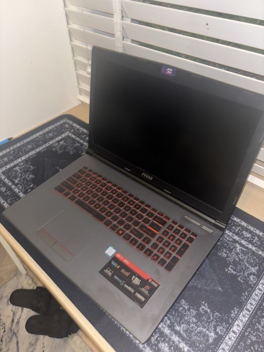 Laptop do gier gamingowy msi gv72 8rc