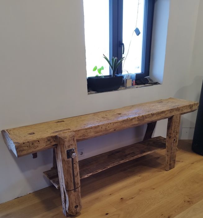 Mesa de carpinteiro maciça