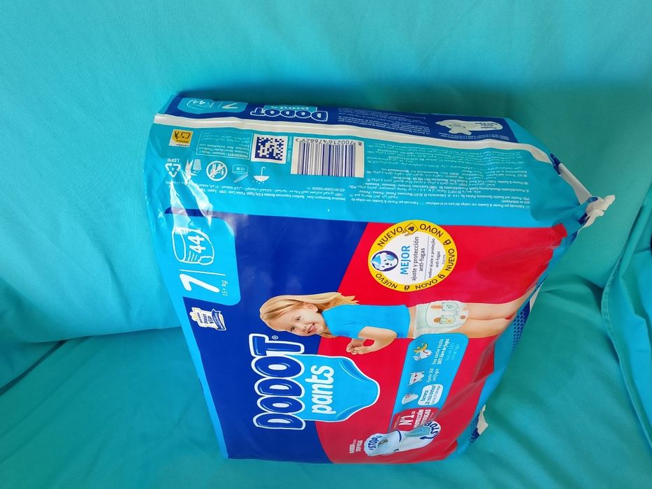 Fralda cueca Dodot  Pants T7 44 unidades