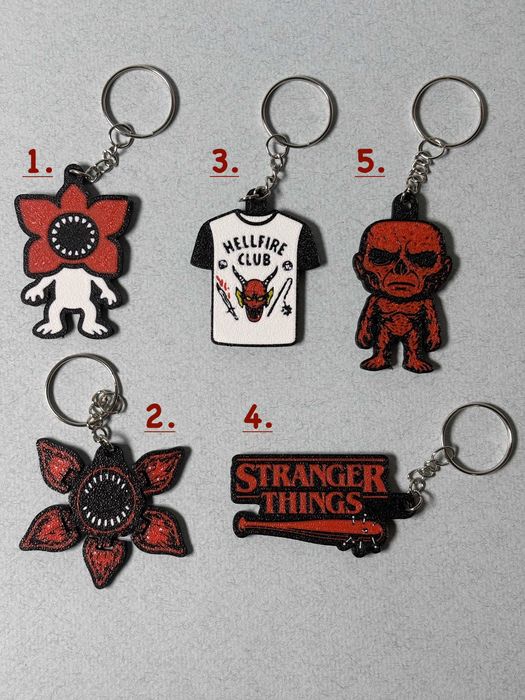 Набір брелків за мотивами серіалу Дивні Дива Stranger Things